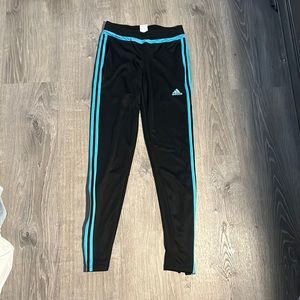 Adidas pants black and blue